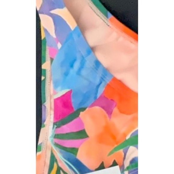 Kona Sol Bikini Swim Bottom Suit Medium Coverage Hipster Tropical Floral S - XL - Picture 3 of 12